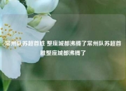 常州队苏超首胜 整座城都沸腾了常州队苏超首胜整座城都沸腾了