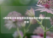 18西甲有没有直播独家直播和实时更新的精彩世界