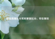 瑞超直播比分实时更新比分，尽在掌控